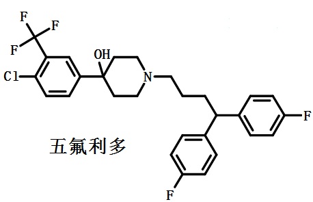 五氟利多的结构式